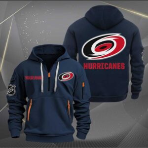 Sportswearmerch Carolina Hurricanes NHL Half Zip Hoodie For Fan