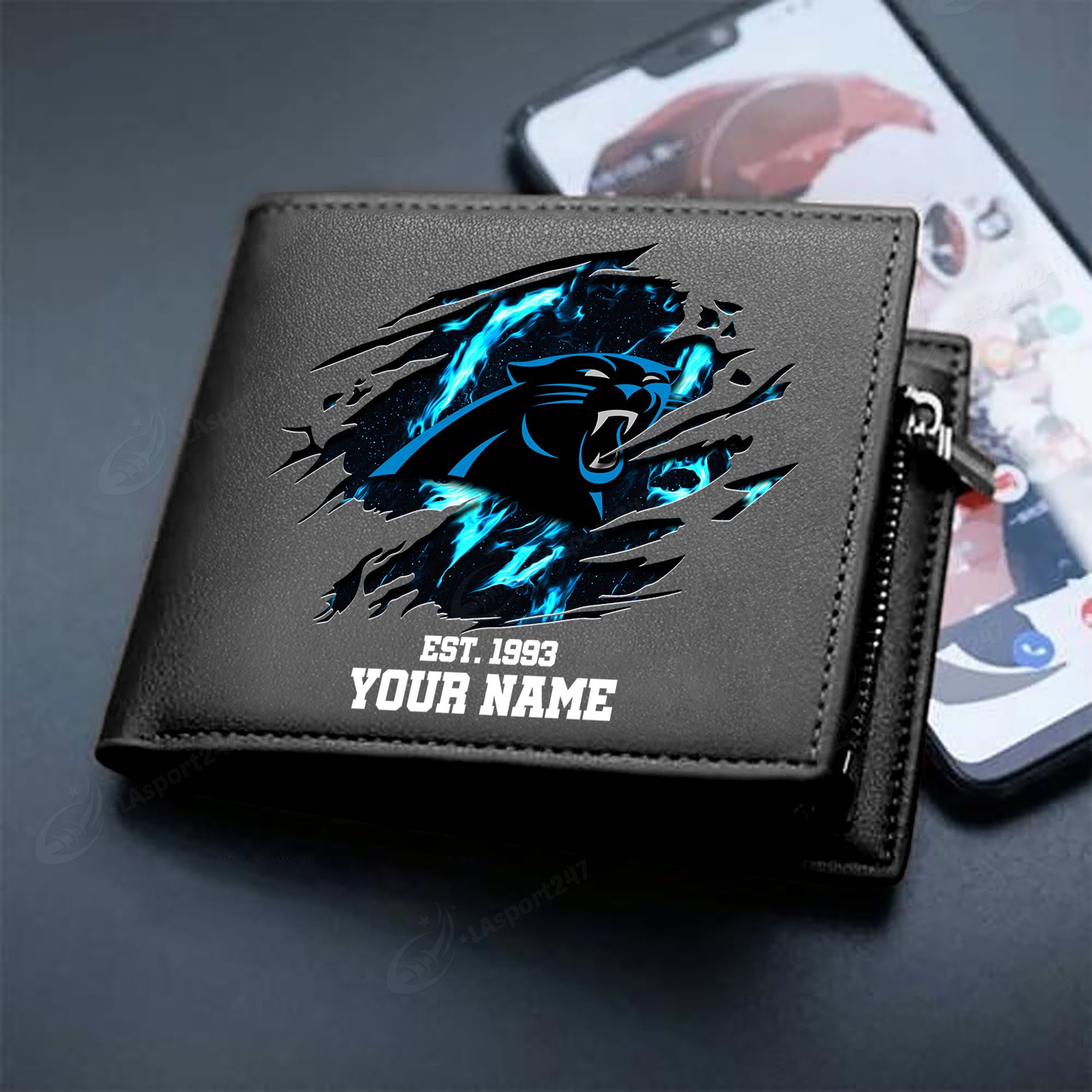Sportswearmerch Carolina Panthers NFL Men Wallet For Fan
