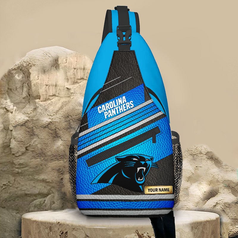 Sportswearmerch Carolina Panthers NFL Personalized Sling Bag For Fan