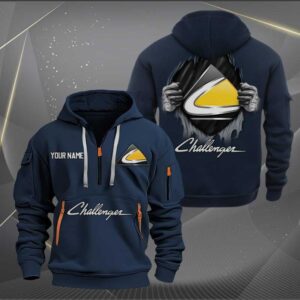 Sportswearmerch Challenger Car Personalized Half Zip Hoodie For Fan
