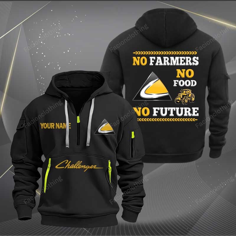 Sportswearmerch Challenger Car Personalized Half Zip Hoodie For Fan