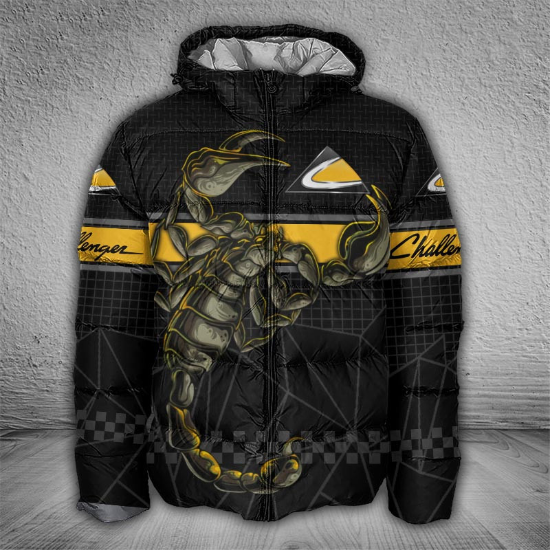 Sportswearmerch Challenger Car Puffer Jacket For Fan