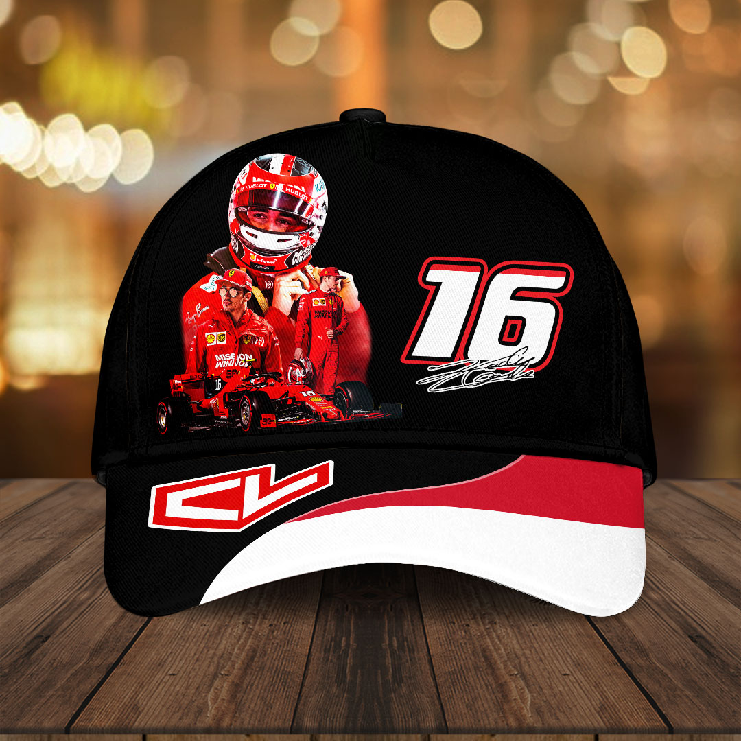 Sportswearmerch Charles Leclerc x Scuderia Ferrari F1 Classic Cap Gift For Fan