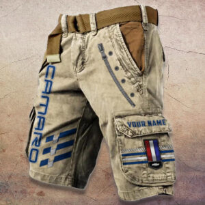 Sportswearmerch Chevrolet Camaro Car Denim Shorts For Fan