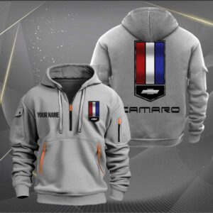 Sportswearmerch Chevrolet Camaro Car Personalized Half Zip Hoodie For Fan