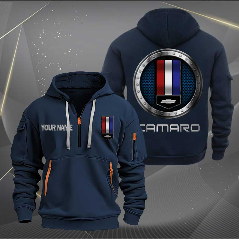 Sportswearmerch Chevrolet Car Camaro Car Personalized Half Zip Hoodie For Fan