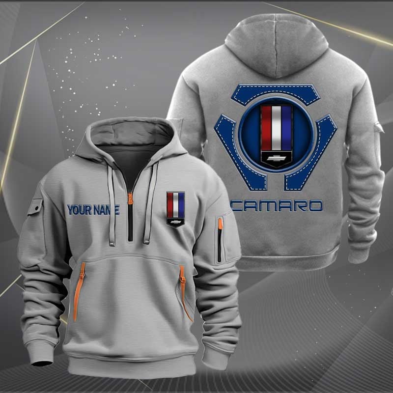 Sportswearmerch Chevrolet Car Camaro Car Personalized Half Zip Hoodie For Fan