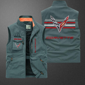 Sportswearmerch Chevrolet Corvette Car Pocket Vest For Fan