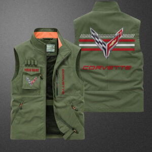 Sportswearmerch Chevrolet Corvette Car  Pocket Vest For Fan