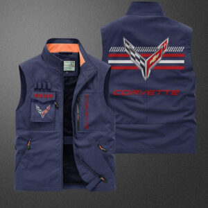 Sportswearmerch Chevrolet Corvette Car Pocket Vest For Fan