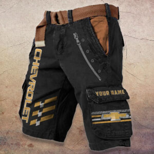 Sportswearmerch Chevrolet Car Denim Shorts For Fan