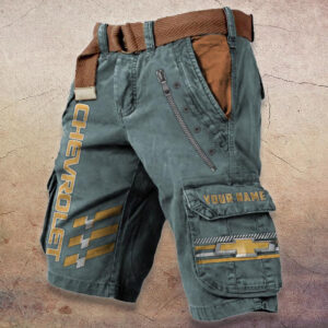 Sportswearmerch Chevrolet Car Denim Shorts For Fan