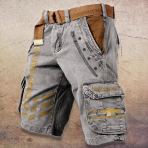 Sportswearmerch Chevrolet Car Denim Shorts For Fan