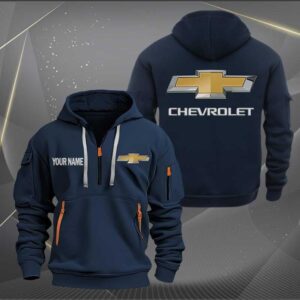 Sportswearmerch Chevrolet Car Half Zip Hoodie For Fan