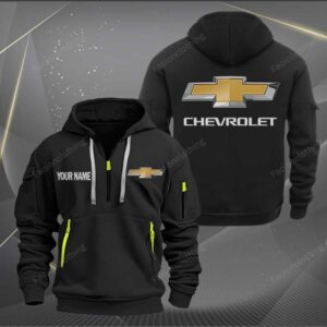 Sportswearmerch Chevrolet Car Half Zip Hoodie For Fan