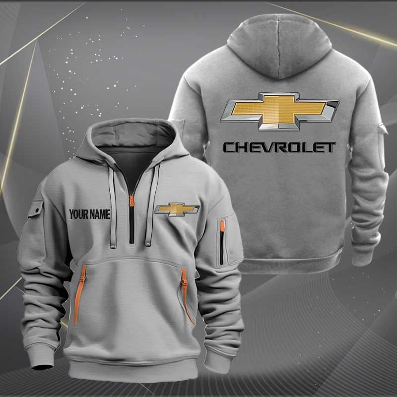 Sportswearmerch Chevrolet Car Half Zip Hoodie For Fan