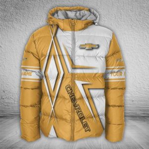Sportswearmerch Chevrolet Car Puffer Jacket For Fan