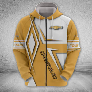 Sportswearmerch Chevrolet Car Zip Hoodie For Fan