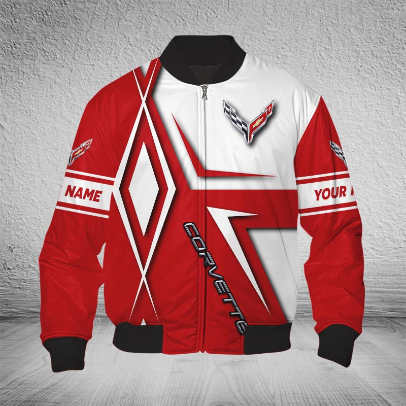 Sportswearmerch Chevrolet Corvette Car Bomber Jacket For Fan