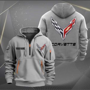 Sportswearmerch Chevrolet Corvette Car Personalized Half Zip Hoodie For Fan