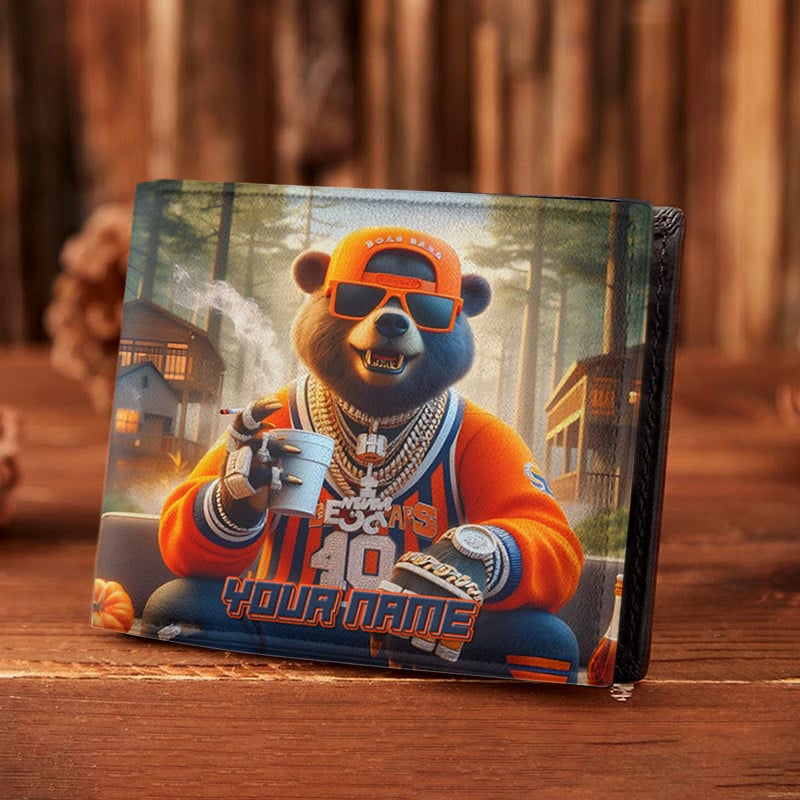 Sportswearmerch Chicago Bears NFL Folded Wallet Perfect Gift For Fan