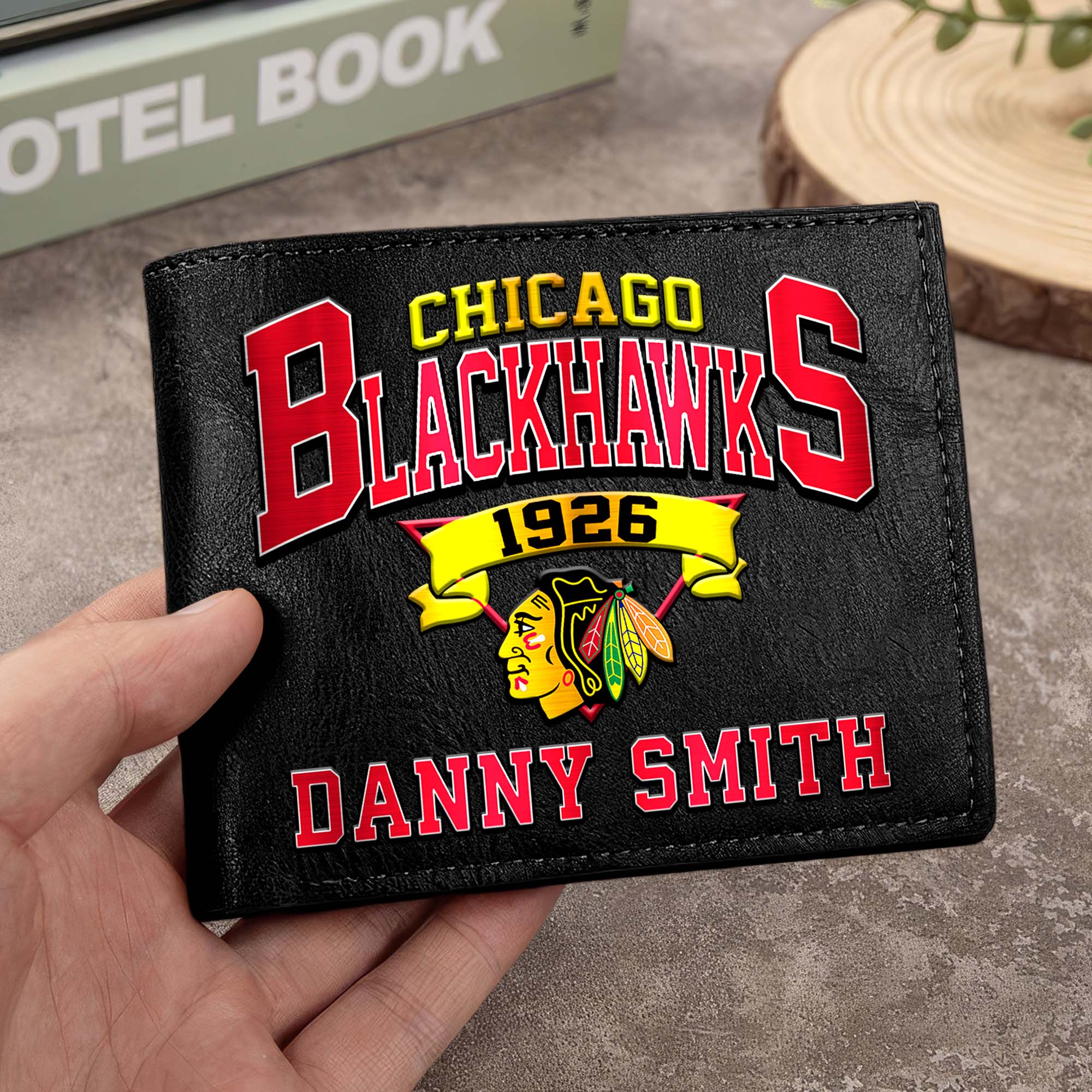 Sportswearmerch Chicago Blackhawks NHL Men Wallet For Fan