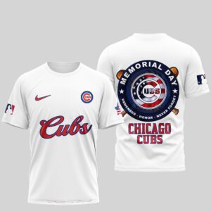 Sportswearmerch Chicago Cubs MLB Personalized T-shirt For Fan