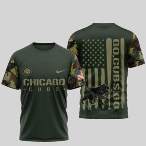 Sportswearmerch Chicago Cubs MLB Personalized T-shirt For Fan