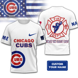 Sportswearmerch Chicago Cubs MLB Personalized T-shirt For Fan