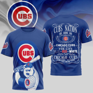Sportswearmerch Chicago Cubs | PREMIUM 3D SHIRT NYMLB Personalized T-shirt For Fan