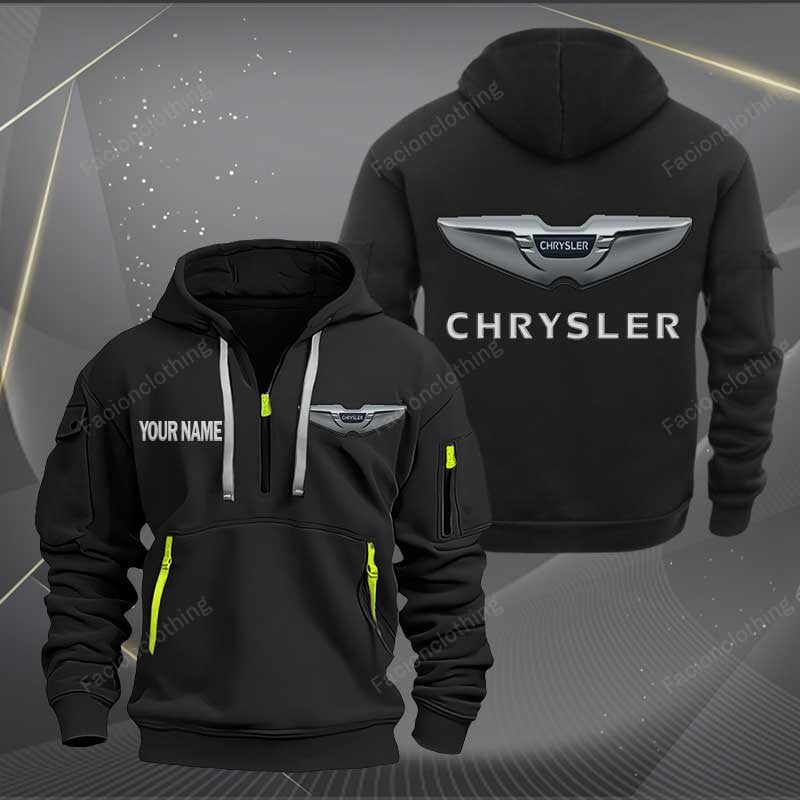 Sportswearmerch Chrysler Car Half Zip Hoodie For Fan
