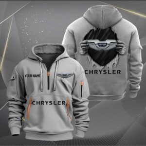 Sportswearmerch Chrysler Car Personalized Half Zip Hoodie For Fan