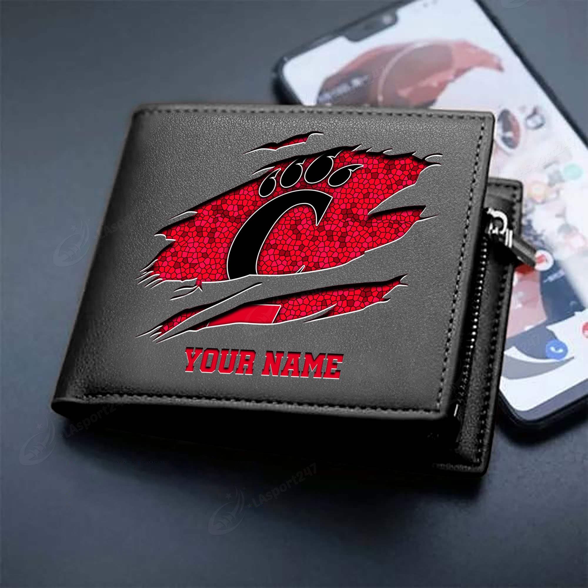 Sportswearmerch Cincinnati Bearcats NCAA Men Wallet For Fan