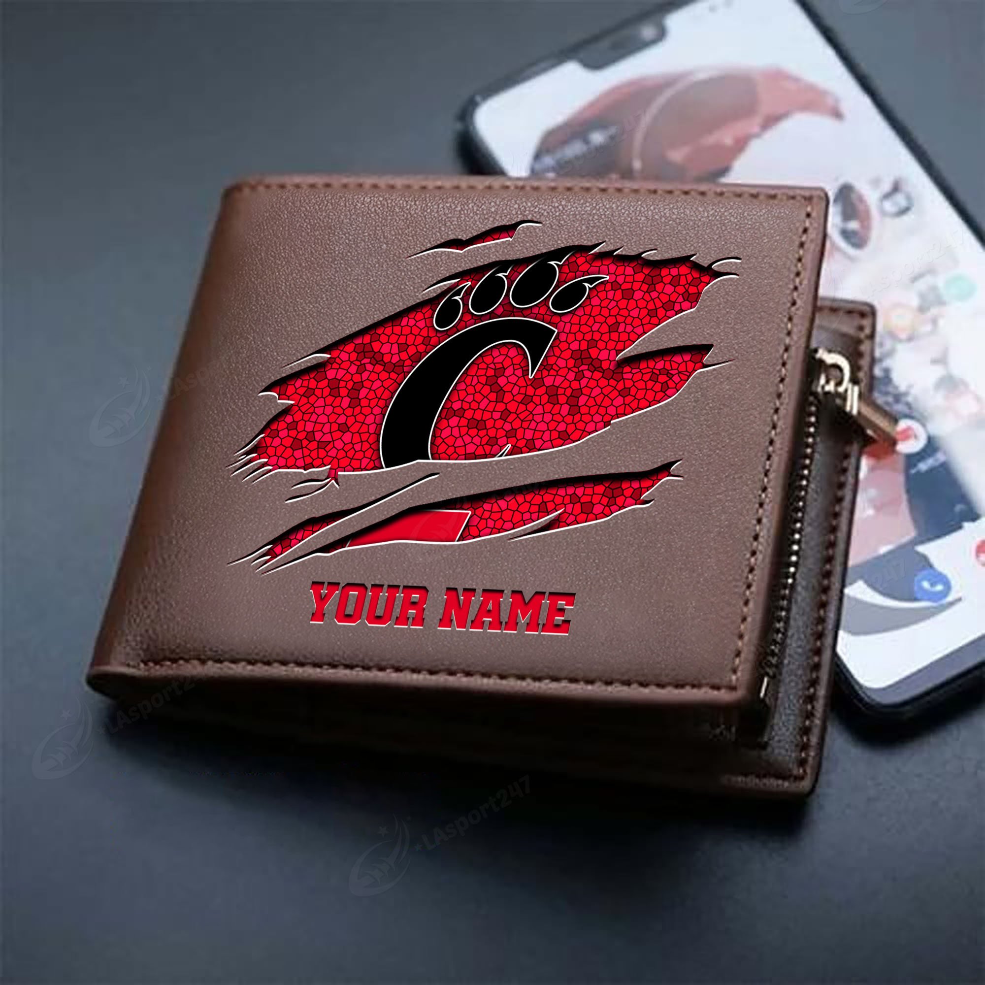 Sportswearmerch Cincinnati Bearcats NCAA Men Wallet For Fan