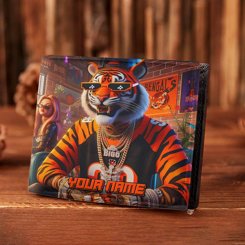 Sportswearmerch Cincinnati Bengals NFL Folded Wallet Perfect Gift For Fan