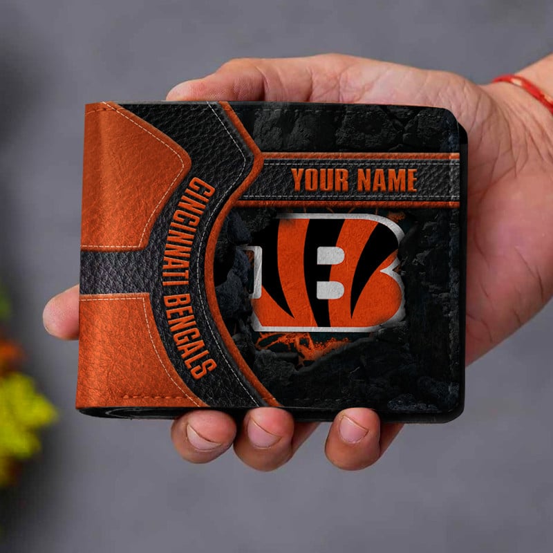 Sportswearmerch Cincinnati Bengals NFL Men Folded Wallet Gift For Fans