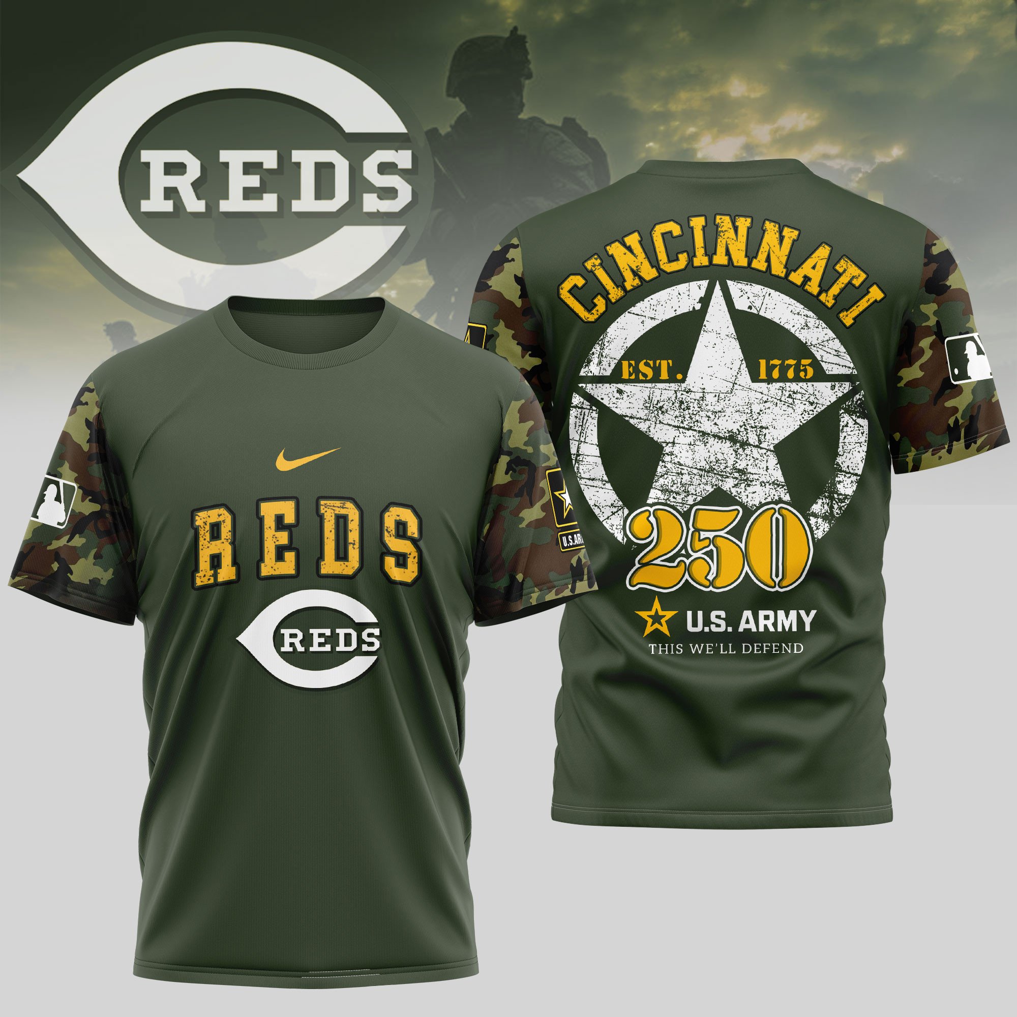 Sportswearmerch Cincinnati Reds MLB Personalized T-shirt For Fan