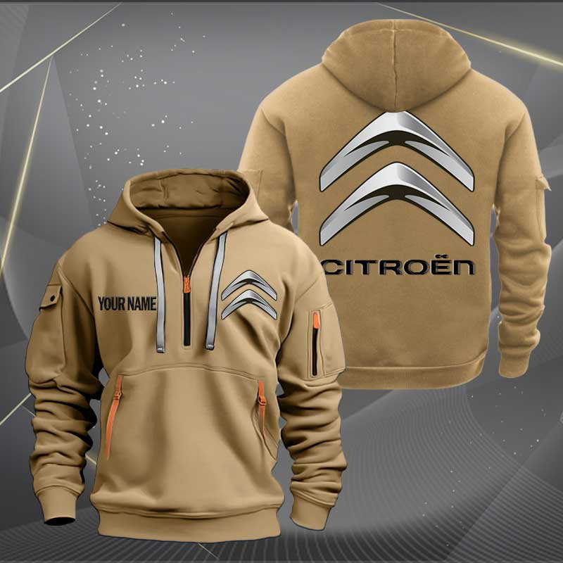 Sportswearmerch Citroen Car Personalized Half Zip Hoodie For Fan