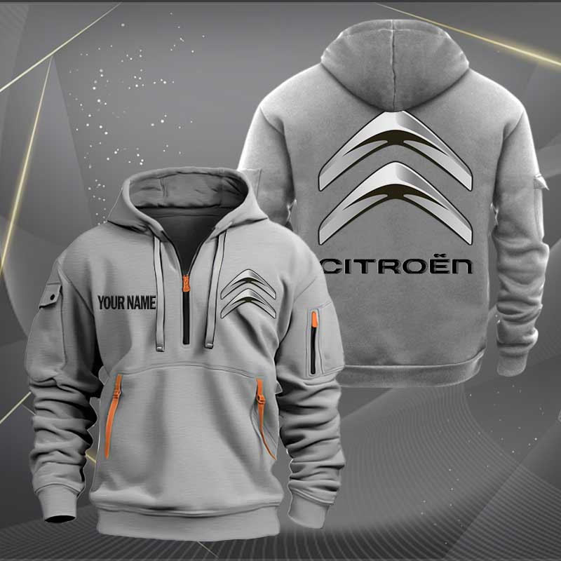 Sportswearmerch Citroen Car Personalized Half Zip Hoodie For Fan