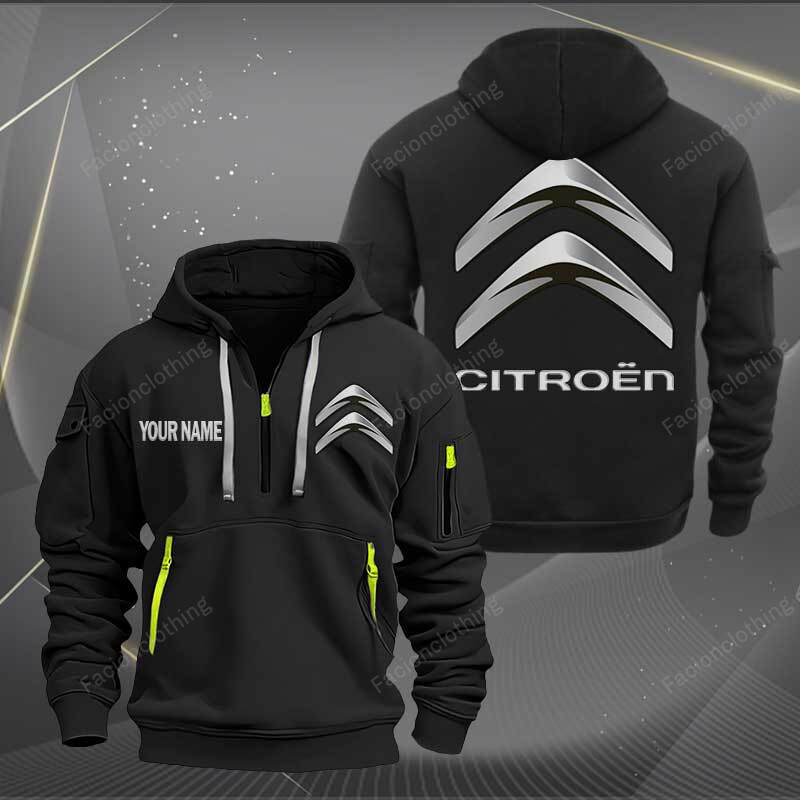 Sportswearmerch Citroen Car Personalized Half Zip Hoodie For Fan
