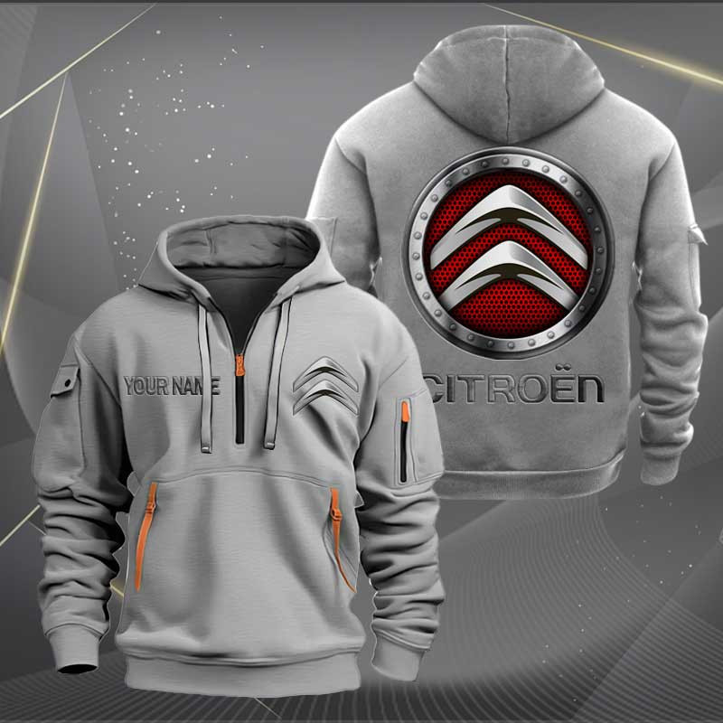 Sportswearmerch Citroen Car Personalized Half Zip Hoodie For Fan