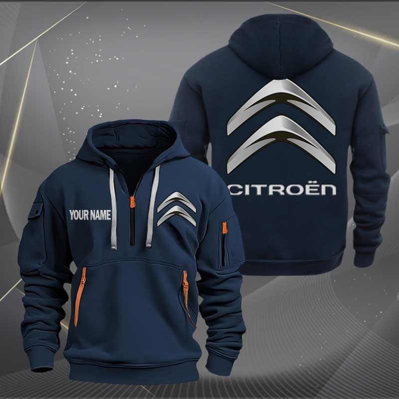 Sportswearmerch Citroen Car Personalized Half Zip Hoodie For Fan
