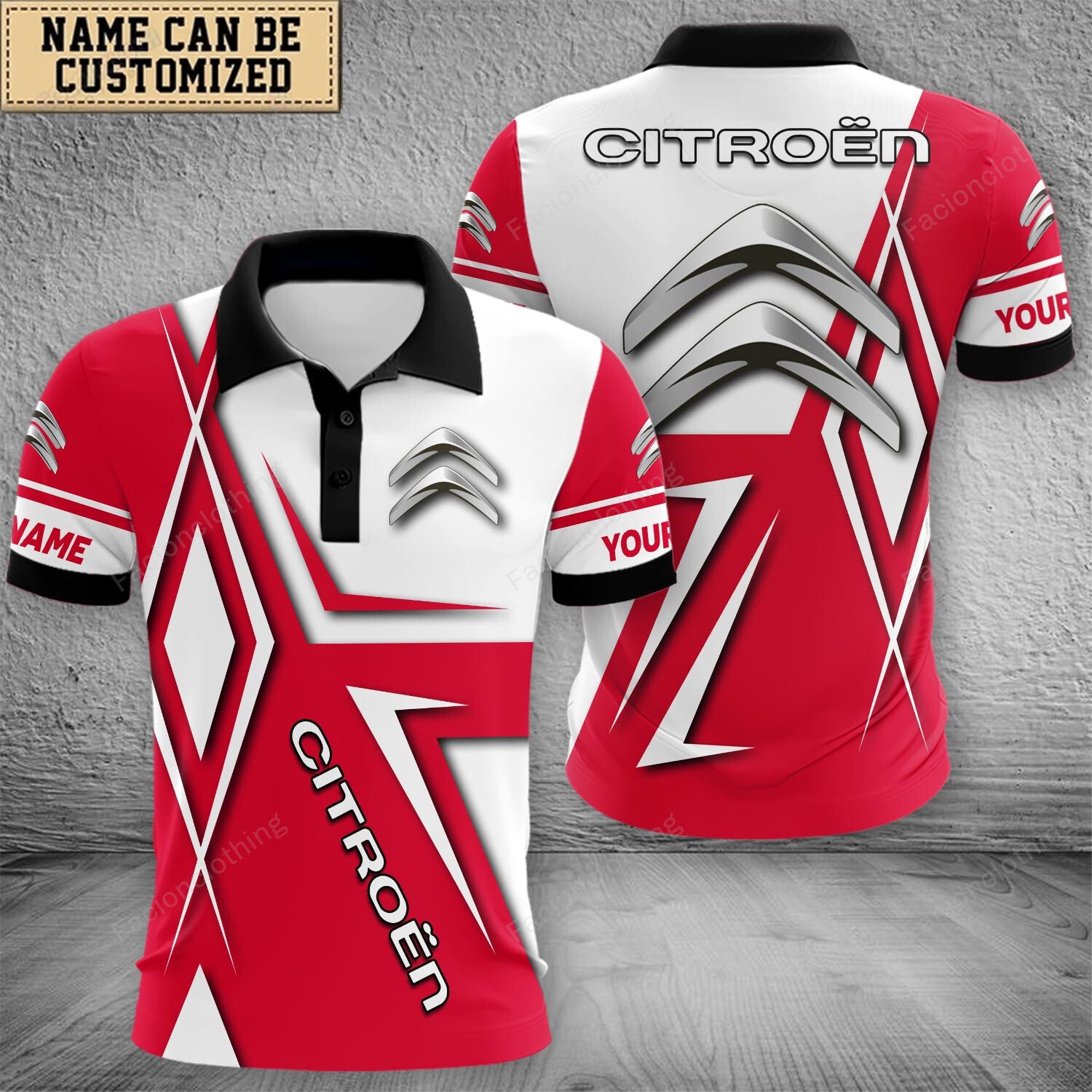 Sportswearmerch Citroen Car Polo Shirt For Fan