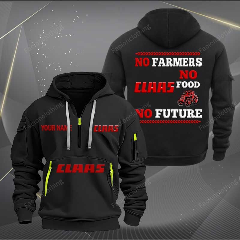 Sportswearmerch Claas Car Personalized Half Zip Hoodie For Fan