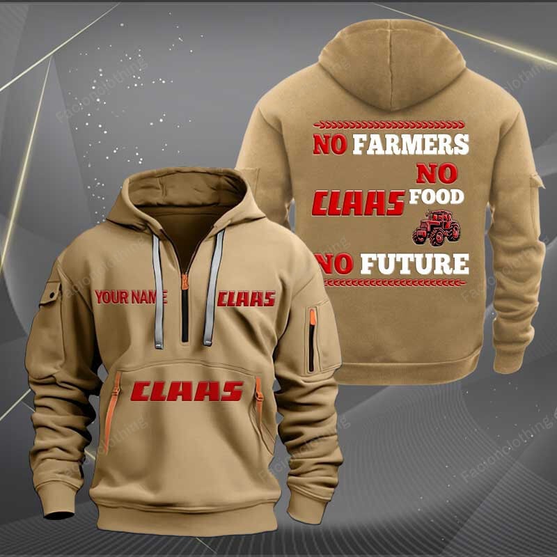 Sportswearmerch Claas Car Personalized Half Zip Hoodie For Fan