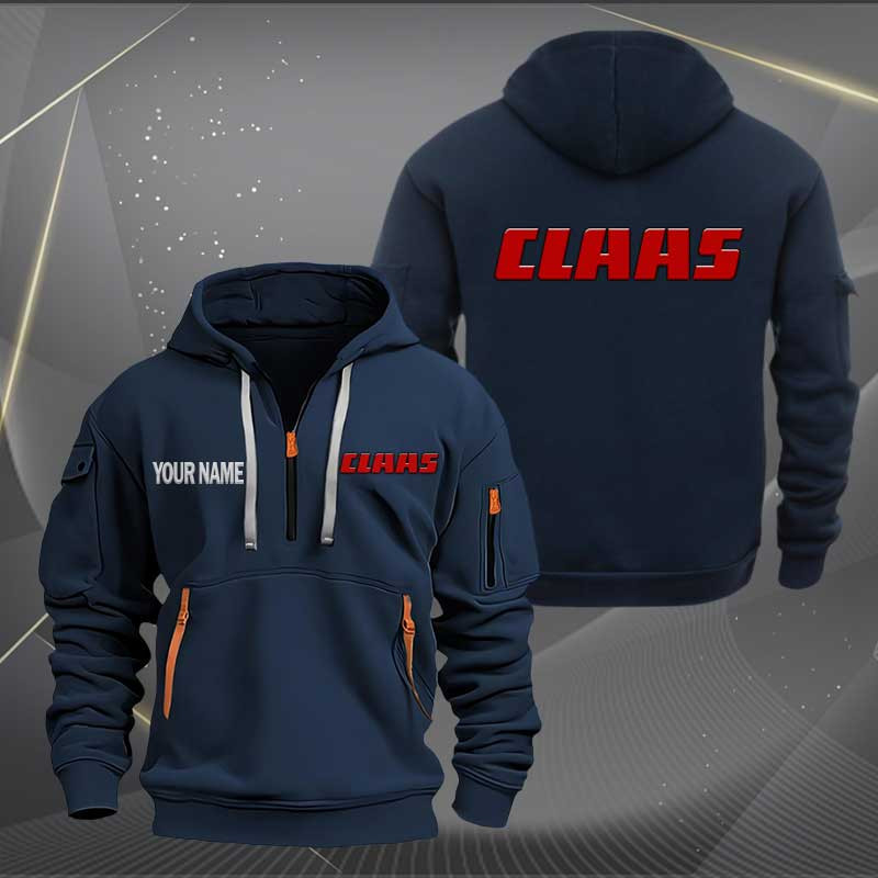 Sportswearmerch Claas Car Personalized Half Zip Hoodie For Fan