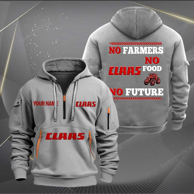 Sportswearmerch Claas Car Personalized Half Zip Hoodie For Fan
