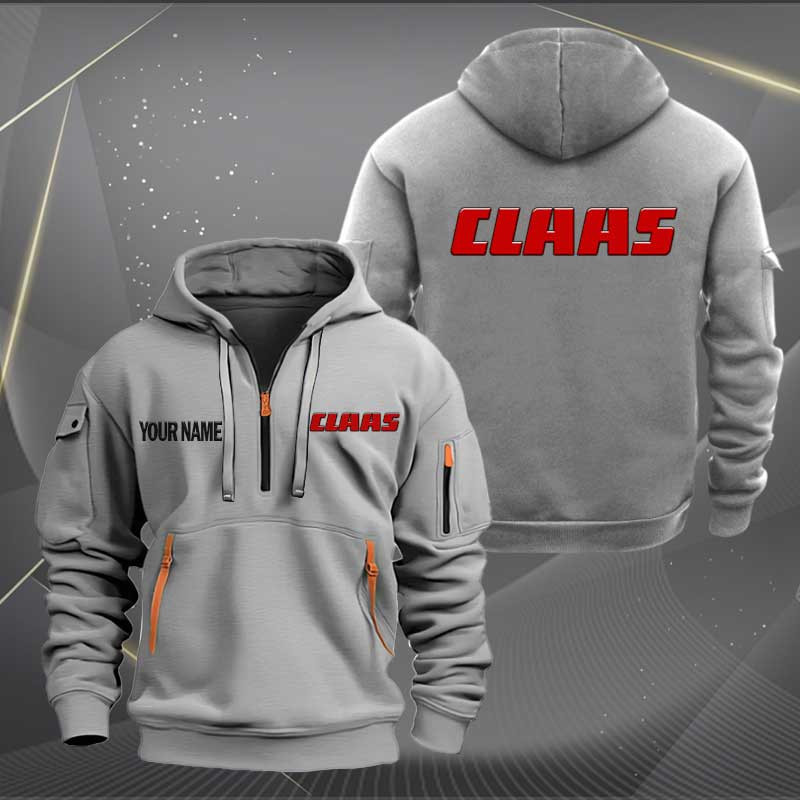 Sportswearmerch Claas Car Personalized Half Zip Hoodie For Fan