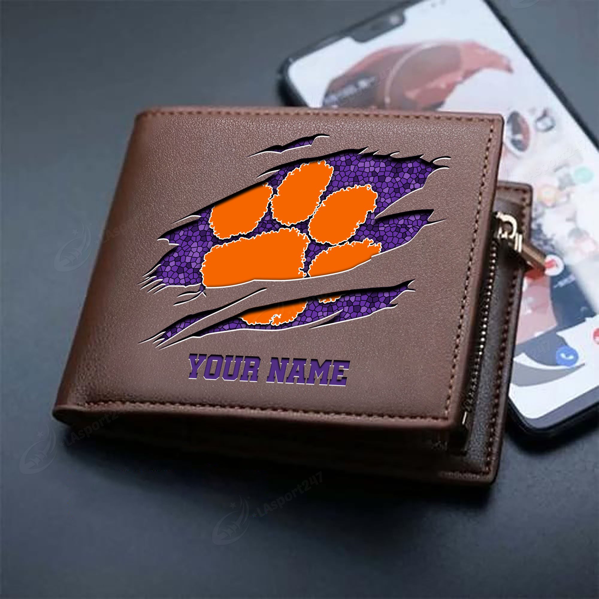 Sportswearmerch Clemson Tigers NCAA Men Wallet For Fan