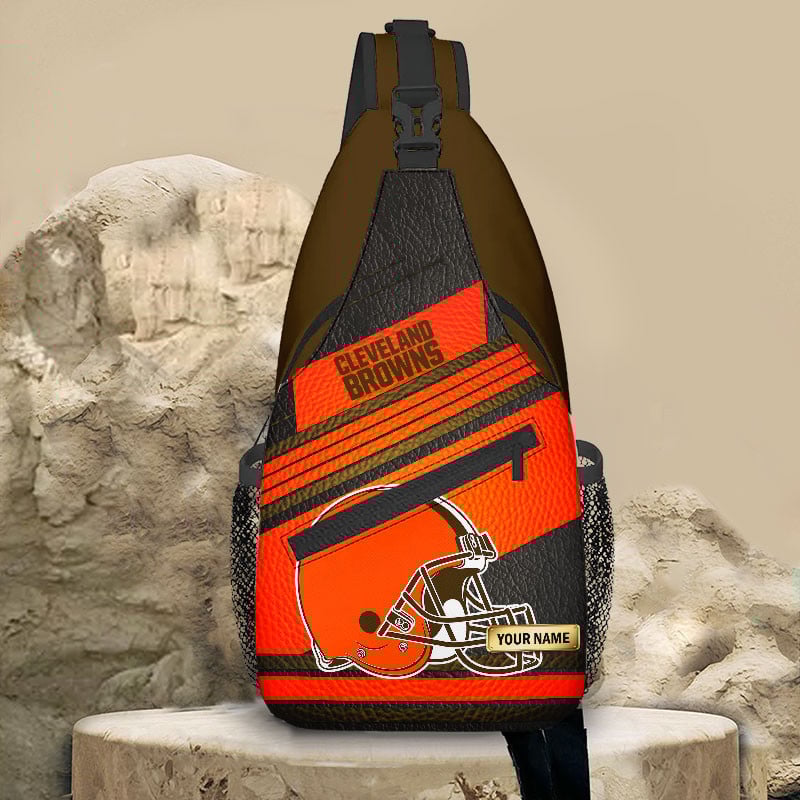Sportswearmerch Cleveland Browns NFL Personalized Sling Bag For Fan
